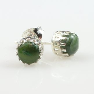 Stg/silver Greenstone Studs_0