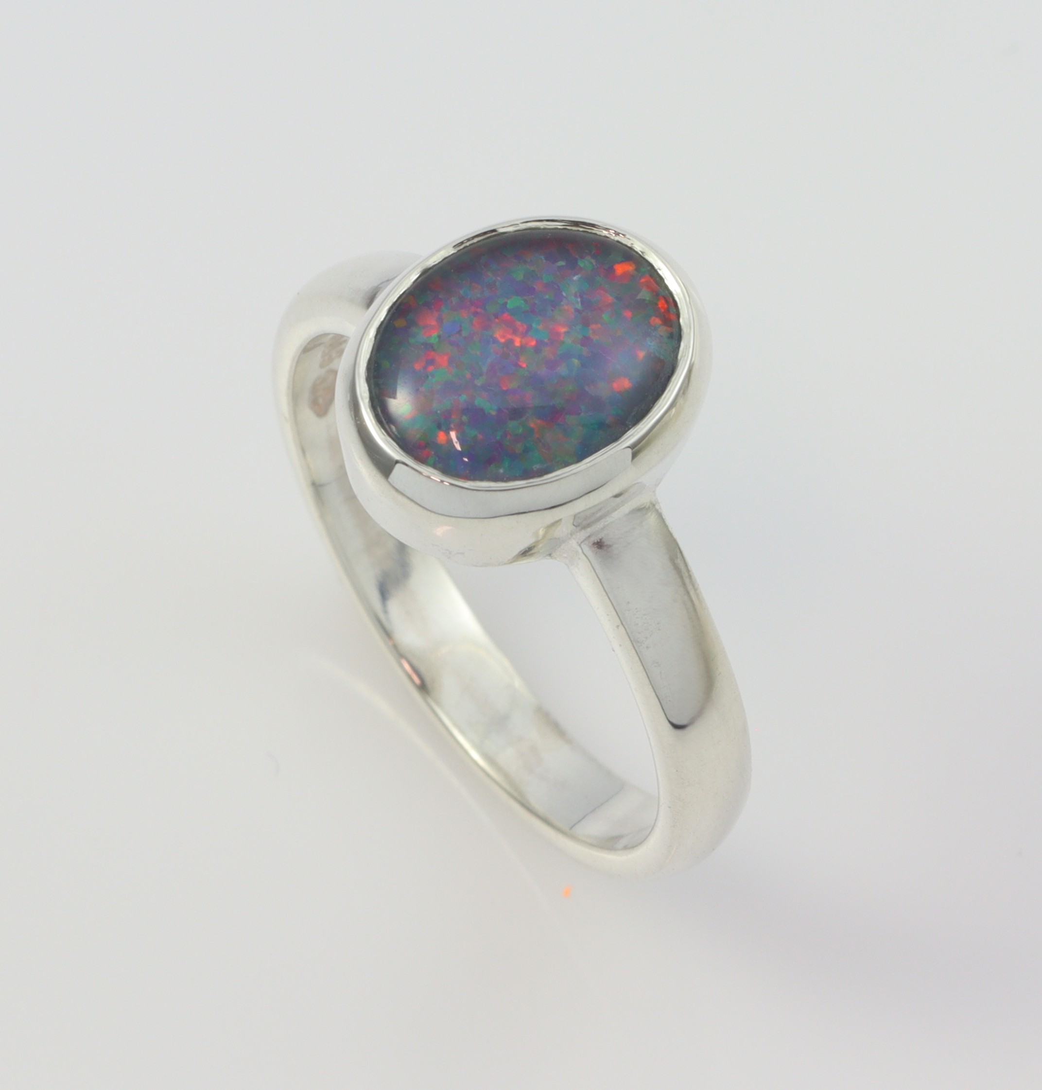 Stg Cab Cut Triplet Opal Ring_0